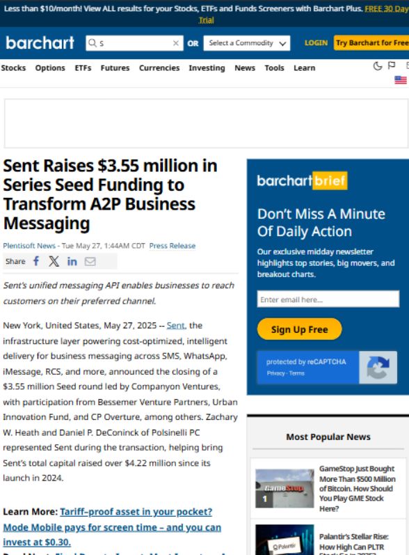 Get Featured in Barchart with IMCWire Publication