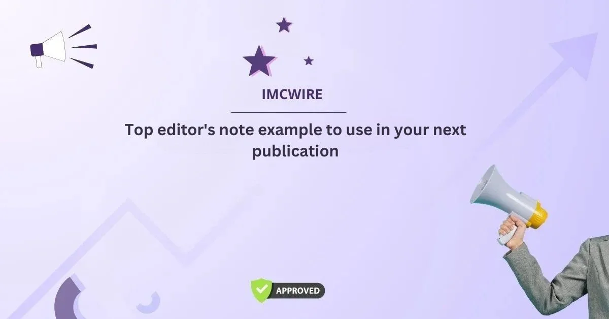 editor's note example
